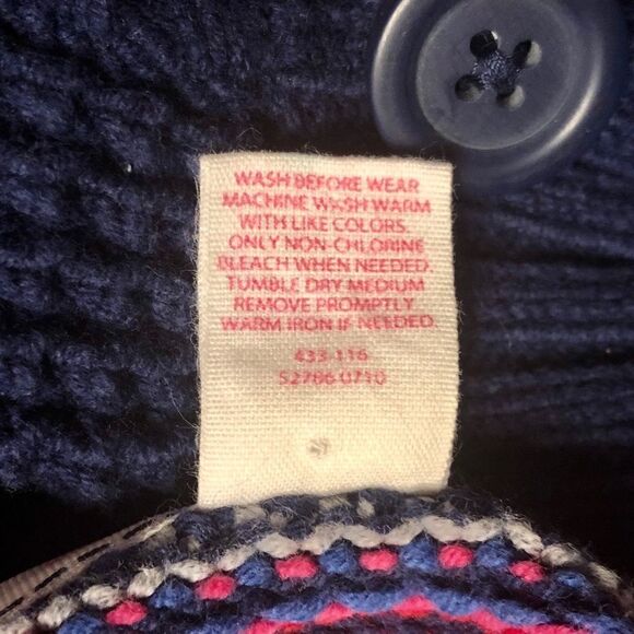 OshKosh Knit Sweater Capelet Size 12m - Picture 6 of 8